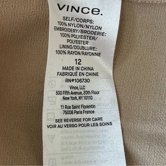 Vince Begonia Sequined Overlay Midi Skirt. Sz: 12 - Picture 11 of 11